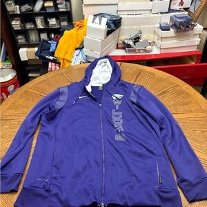 Nike Purple Dri-FIT K-State Full Zip-Up Jacket